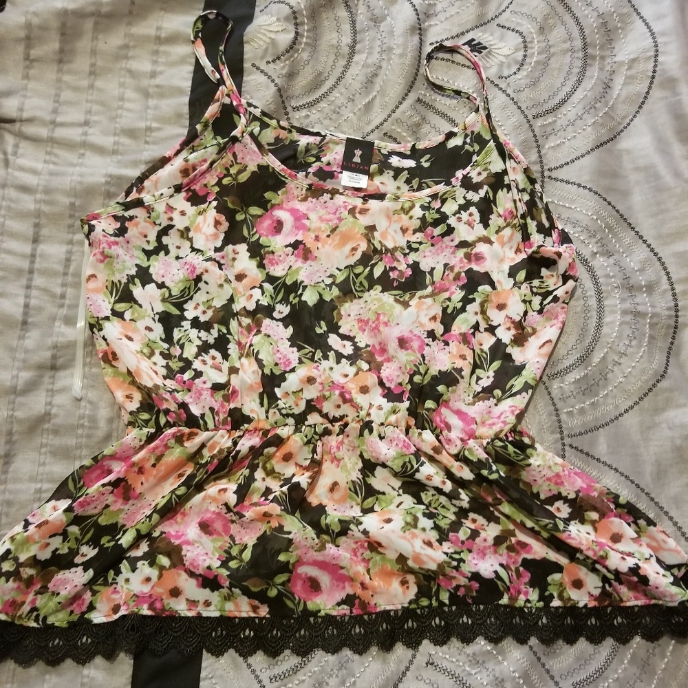 Floral top.